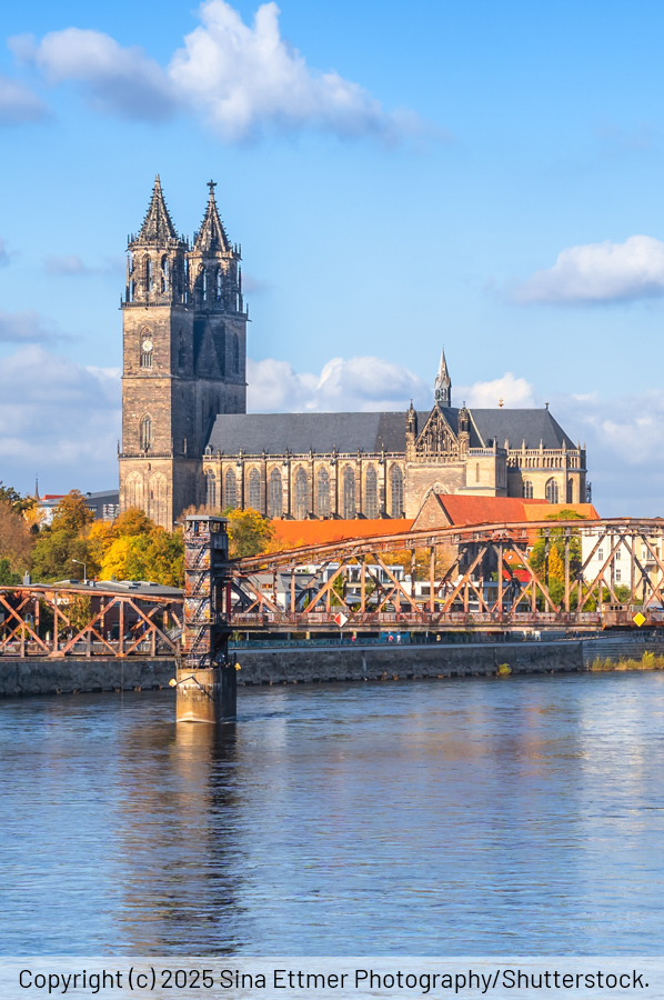 2B Immobilien GmbH – Dom, Kathedrale von Magdeburg, Elbe, Sachsen-Anhalt, Deutschland